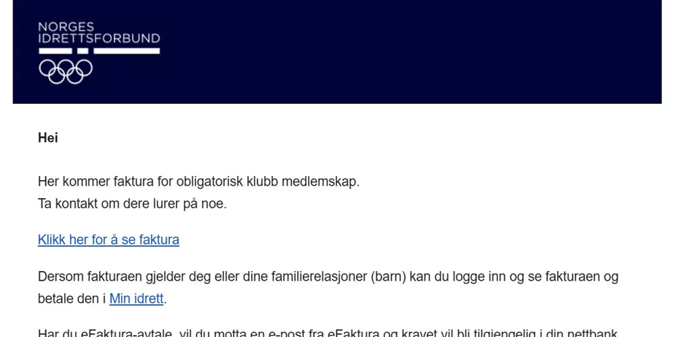 Klubbfaktura